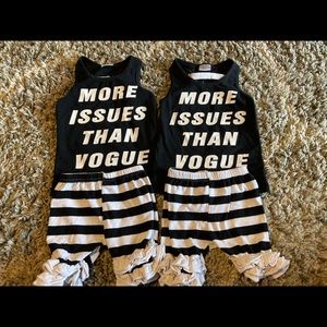 Twin Girls More Issues Than Vogue Outfits